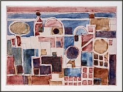 Eduard Bargheer: 'Forio d'Ischia' 1973, Etching with Aquatint, signed, from the edition of 35 - Images Prints