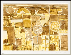 Eduard Bargheer: 'Forio' (Italy, Ischia Island) 1972, Etching with Aquatint, signed in pencil - Images Prints