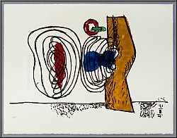 Le Corbusier: 'Les Huits' (The Eights) 1963, Color Lithograph, Edition of 65 - Images Limited Edition Prints