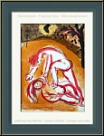 Marc Chagall: Cain and Abel, Original Lithograph Verve Bible by Mourlot, 1960 - fraternal hatred | Prints