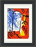 Marc Chagall: Moses, 1956, Original Lithograph, Verve Bible, Guardian Of The Ten Commandments - Graphic Work