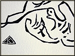 Wassily Kandinsky: Judgement Day Woodcut on Arches for Klaenge