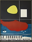 Le Corbusier: Muse National d'Art Moderne 1962, Lithograph Mourlot