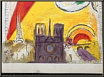 Marc Chagall: Sunday, Derriere le miroir 66-67-68, Original Lithograph