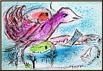 Marc Chagall: The Bay - La Baie 1962, Original Lithograph Mourlot