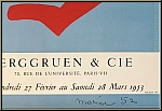 Henri Matisse: Berggruen & Cie 1953, Papiers dcoups, Algue rouge - Exhibition Posters | Mourlot Lithographs