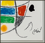 Joan Miro: Maravillas 1975, Miracle in Miro's Garden 'Flower Garden' Original Lithograph - printed signature