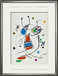 Joan Miro: Maravillas 1975, Miracle in Miro's Garden 'Ladybird Beetle' Ladybug, Original Lithograph - Prints