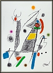 Joan Miro: Maravillas 1975 Miracle in Miro's Garden, Lithograph Singer