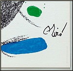 Joan Miro: Maravillas, Miracle in Miro's Garden, Original Lithograph 'Ant' 1975, Image: printed signature