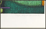 Max Ackermann: 'Spring' 1972 Original Silkscreen Print, Serigraph signed, limited edition - image signature