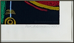 Max Ackermann: 'Energy - Fortissimo' 1973, Original Serigraph (Silkscreen Print) signed - Image: signature
