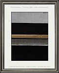 Anna-Eva Bergman: 'Horizon noir' Black Horizon, 1970, Original Lithograph - Image: idea for framing | Prints