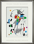 Joan Miro: Maravillas, Miracle in Miro's Garden 'Butterfly' Original Lithograph 1975 - Image: idea for framing