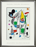 Joan Miro: Maravillas 1975, Miracle in Miro's Garden, Original Lithograph 'Goldfish' - Image: idea for framing