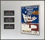 Le Corbusier: Poeme de l'angle droit, Berggruen 1955, Lithograph Mourlot, original vintage exhibition poster
