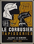 Le Corbusier: Tapisseries, Galerie La Demeure, 1956 - Original Poster