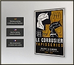 Le Corbusier: Tapisseries, 1956, Galerie La Demeure, Lithograph by Mourlot - Images Original Exhibition Poster