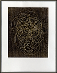 Anna-Eva Bergman: 'La vie' 1974, Original Woodcut for 'L'Or de vivre' (Gold of Life), signed - graphic works