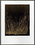 Anna-Eva Bergman: 'Le feu' Fire, 1974 Original Woodcut for L'Or de vivre (Gold of Life) signed - Images Prints