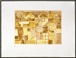 Eduard Bargheer: 'Forio' (Italy, Ischia Island) 1972, Etching and Aquatint, signed - images rare graphic works