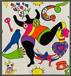 Niki de Saint Phalle: Nana, ART Wallpaper Collection, documenta, 1972