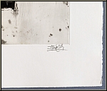 Johnny Friedlaender: Etching Aquatint 'Citole' (Medieval Musical Instrument) 1976, signed - images signature