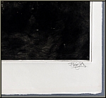 Johnny Friedlaender: 'Relation' Original Etching with Aquatint 1976, signed - images graphic works - signature
