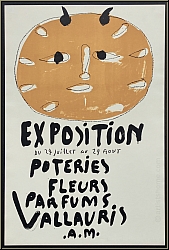 Pablo Picasso: Exposition Poteries Fleurs Parfums Vallauris 1948, Czwiklitzer 1, Mourlot - Posters Lithographs