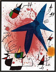 Joan Miro: 'Blue Star' 1972, Original Lithograph XI, Blue Planet Earth - Images | Rare Prints | Graphic Work