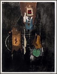 Johnny Friedlaender: 'Relation' Original Etching with Aquatint, 1976, signed - images limited edition prints