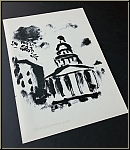 Marc Chagall: Original Lithograph Pantheon Paris, 1954, Derriere le miroir 66-67-68 - Lithographs, Prints
