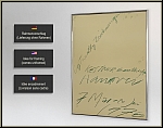 Cy Twombly: Original Exhibition Poster, Kestner-Gesellschaft Hanover 1976, offset lithograph printed in colors