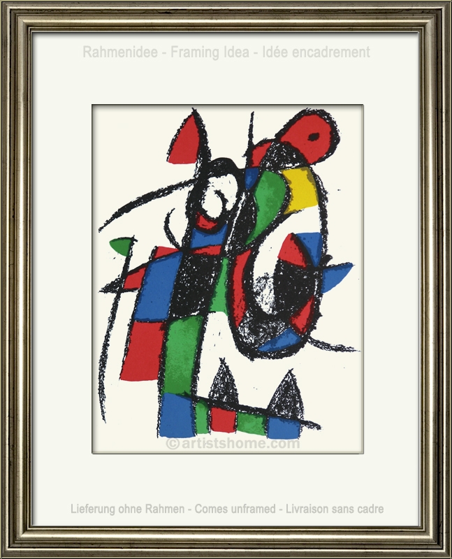 Joan Miro: La souris qui admirait la lune, 1975, Lithographie orig. XI