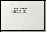 Marc Chagall: 'Bouquet' Flowers, Original Lithograph for 'Souvenirs et portraits d'artistes' - Prints