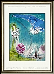 Marc Chagall: 'Place de la Concorde' with Eiffel Tower for Vision de Paris 1952, Original Lithograph - Prints