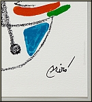 Joan Miro: Maravillas 1975, Miracle in Miro's Garden, Original Lithograph 'Bird' - Image: printed signature