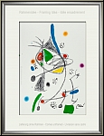 Joan Miro: Maravillas 1975, Miracle in Miro's Garden, Original Lithograph 'Mouse' - Image: idea for framing