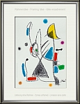 Joan Miro: Maravillas, Miracle in Miro's Garden, Original Lithograph 'Gardener' 1975, Image: idea for framing