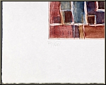 Eduard Bargheer: 'Forio d'Ischia' (Italy) 1973, Etching and Aquatint, signed, edition of 35 - image numbering