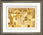 Eduard Bargheer: 'Forio' (Italy, Ischia Island) 1972, Etching and Aquatint, edition of 65 - image framing idea