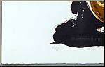 Paul Rebeyrolle: 'With the Back Against the Wall' (La dos au mur) 1982, Original Lithograph signed - Prints